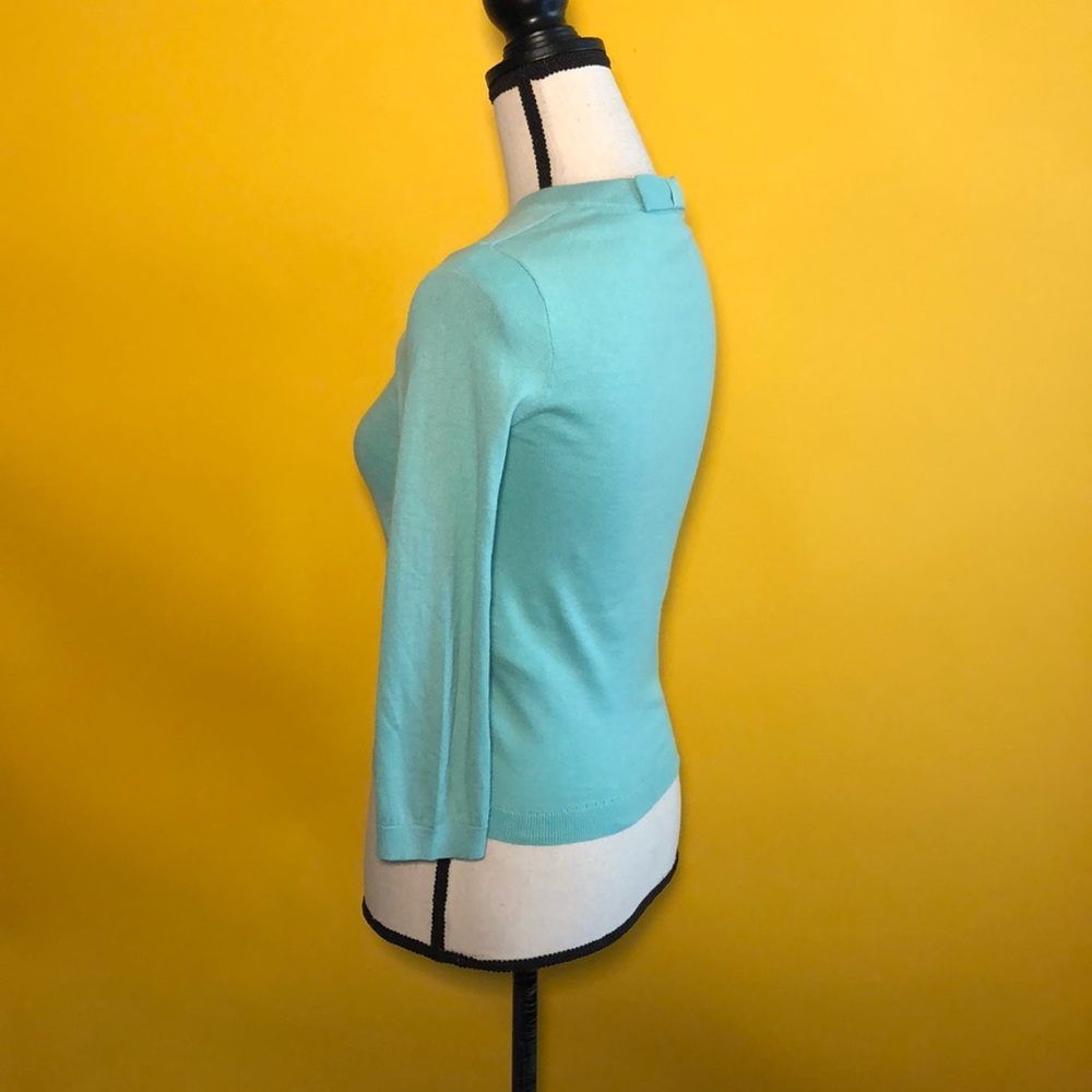 KATE SPADE New York Tiffany blue cardigan sweater - Picture 3 of 10